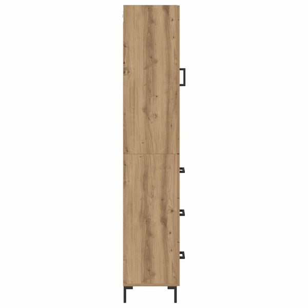 vidaXL Sideboard Artisan Oak 34.5 x 34 x 180 cm Engineered Wood