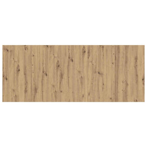 vidaXL Headboard with Cabinet 3 pcs Artisan Oak Engineered Wood