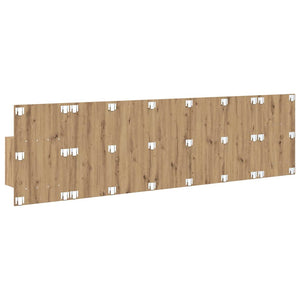 vidaXL Headboard with Cabinet 3 pcs Artisan Oak Engineered Wood