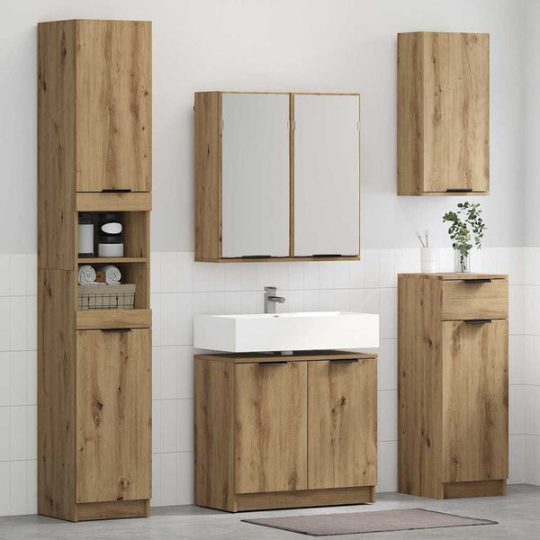 Badezimmerschrank Set Artisan Eiche 3-teilig