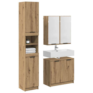Badezimmerschrank Set Artisan Eiche 3-teilig