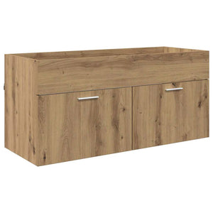 Wandmontierter Badezimmerschrank Artisan-Eiche 100 cm