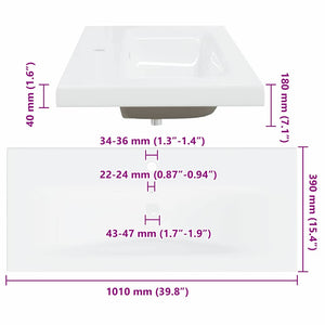Wandmontierter Badezimmerschrank Artisan-Eiche 100 cm