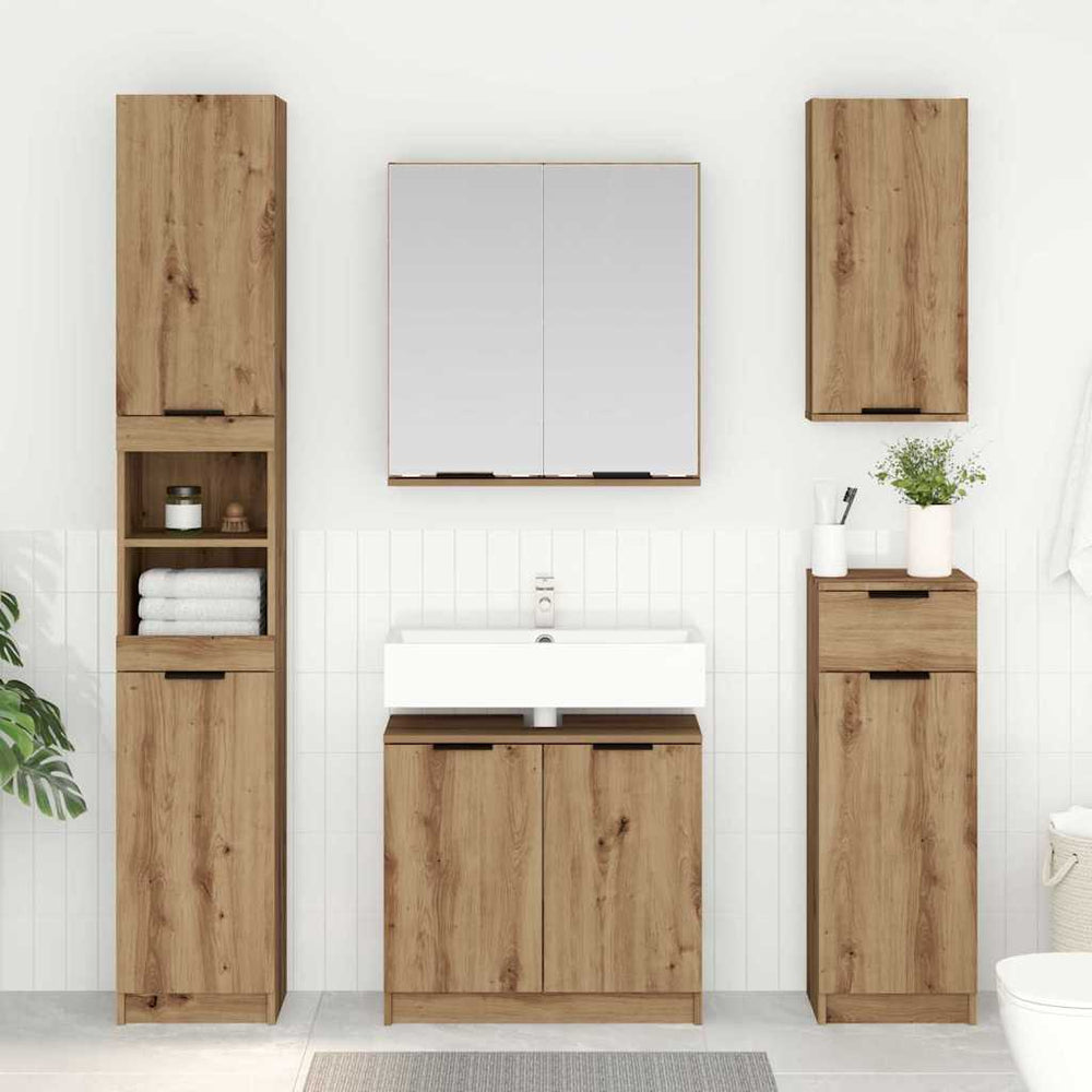 Badezimmerschrank Set Artisan Eiche