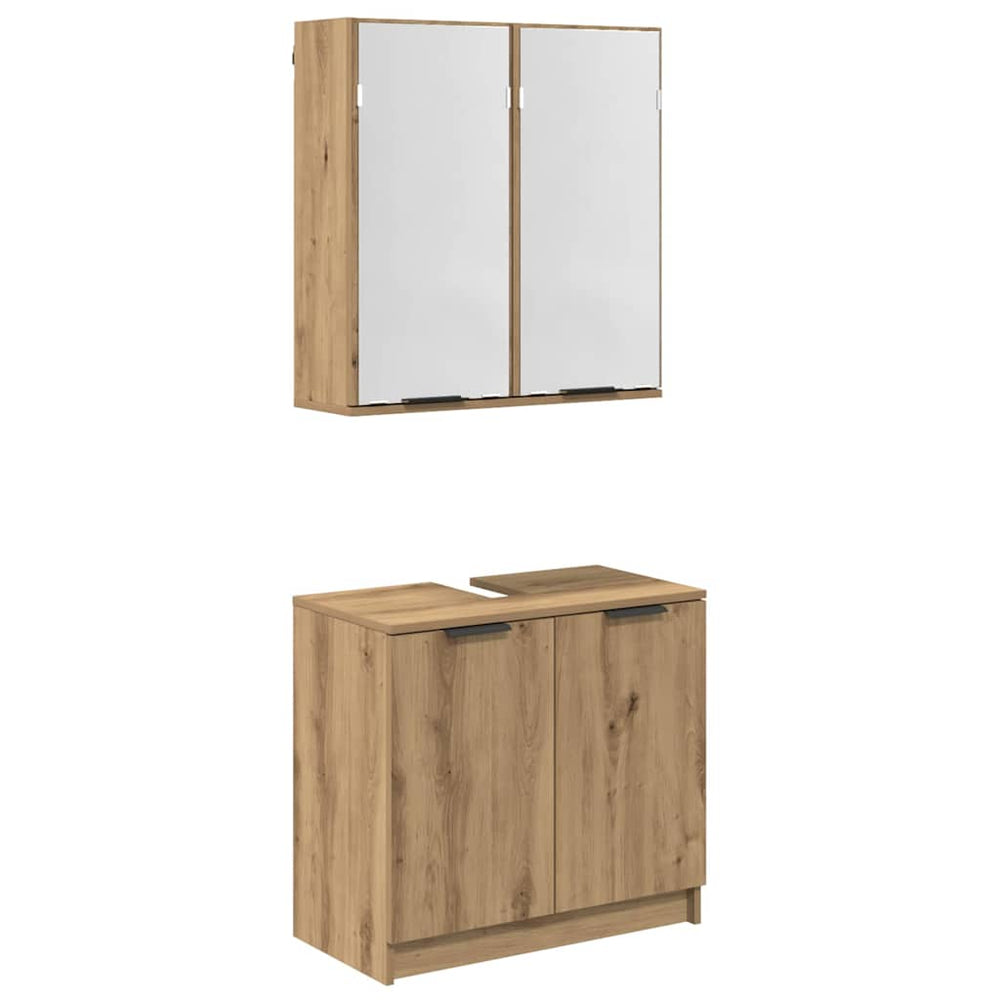 Badezimmerschrank Set Artisan Eiche
