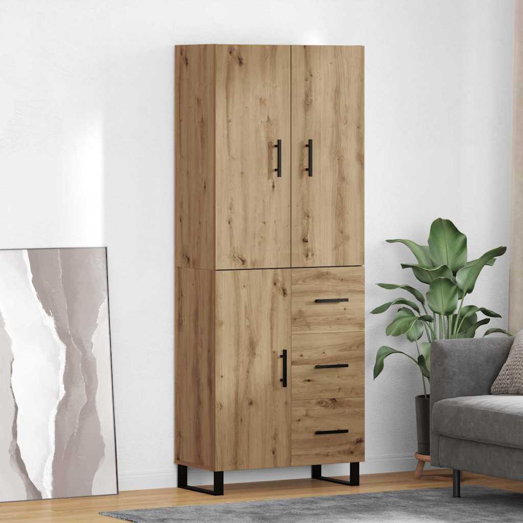 Highboard Artisan-Eiche mit Schubladen, 180 cm