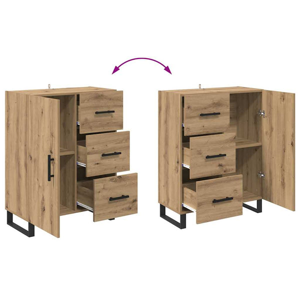 Highboard Artisan-Eiche mit Schubladen, 180 cm