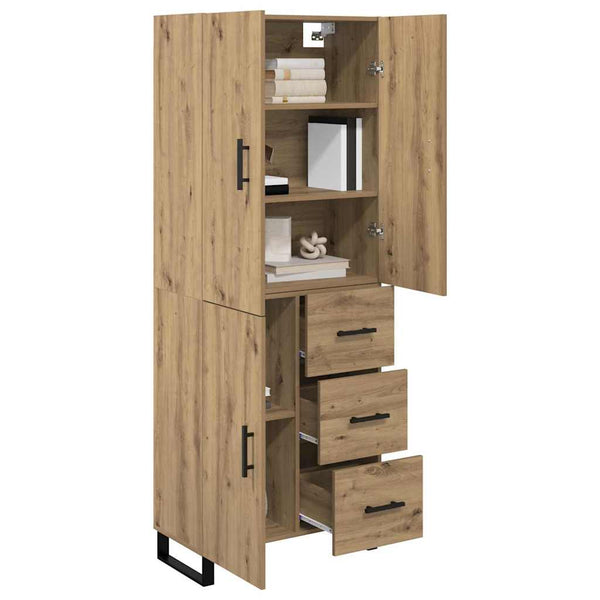 Highboard Artisan-Eiche mit Schubladen, 180 cm
