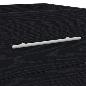 Waschbeckenschrank Schwarz Eiche 41x38,5x48cm