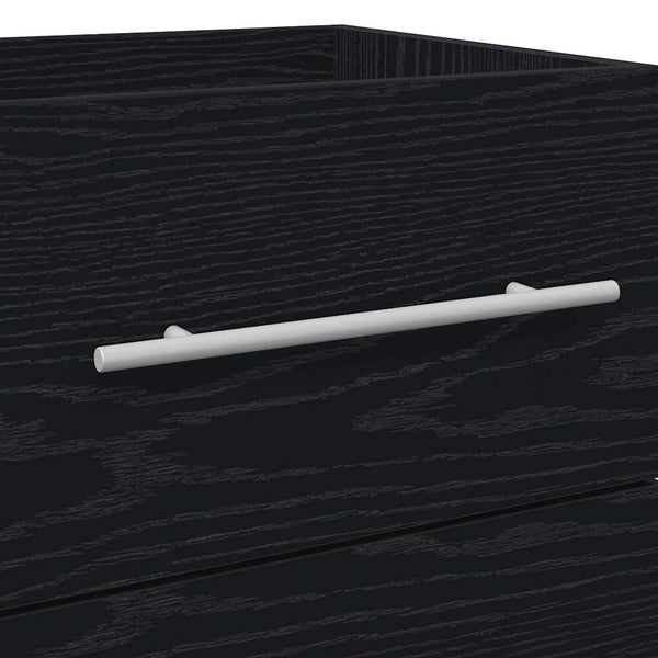 Waschbeckenschrank Schwarz Eiche 41x38,5x48cm
