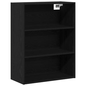 Highboard Schwarz Eichenoptik 180 cm