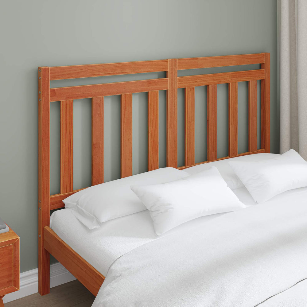 vidaXL Headboard with Headboard Waxed Brown 145.5 x 100 cm
