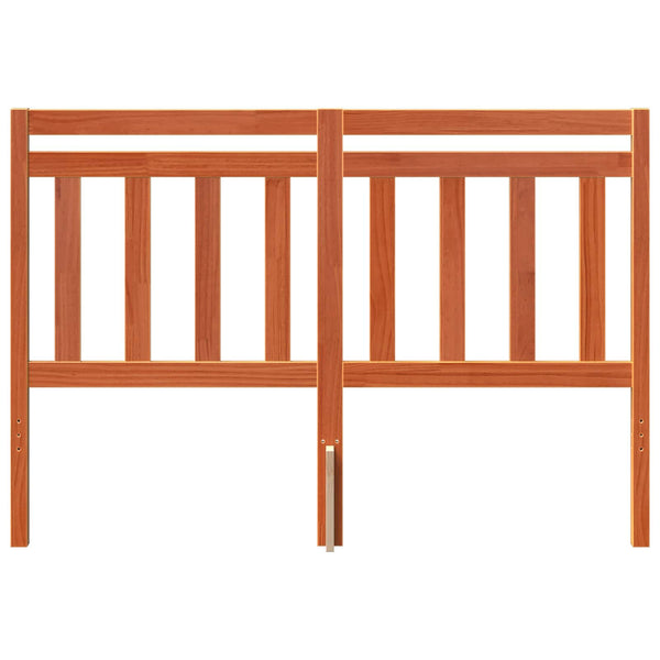 vidaXL Headboard with Headboard Wax Brown 155.5 x 100 cm