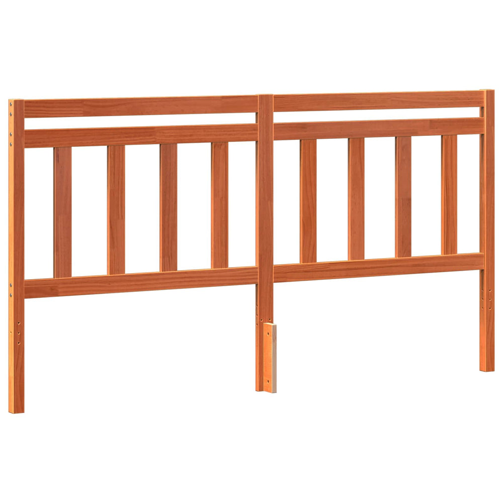 vidaXL Headboard with Headboard Wax Brown 185.5 x 100 cm