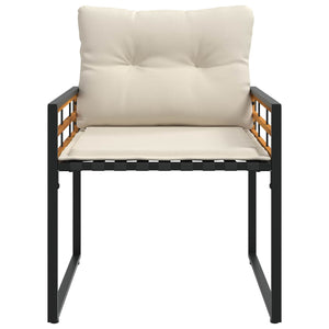 vidaXL Garden Furniture Set with Cushions 3 pcs Cream