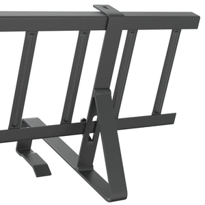 vidaXL Roof Snow Guard Anthracite 300 x 29.5 x 34.5 cm Steel