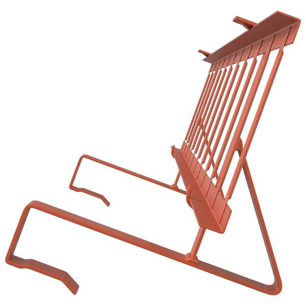 vidaXL Roof Snow Guard Red 300 x 29.5 x 34.5 cm Steel