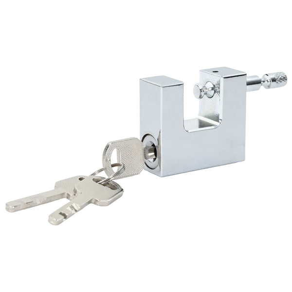 vidaXL Padlock 6 pcs Silver Steel