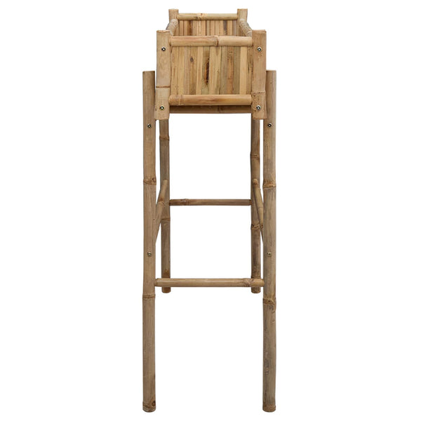 vidaXL Garden Planter with Holder Natural 100 x 38 x 114 cm Bamboo