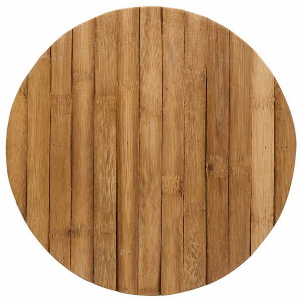 vidaXL Garden Storage Light Brown Ø 38 x 42 cm Bamboo