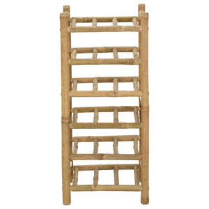 vidaXL Wine Rack Natural 32.5 x 29.5 x 72 cm Bamboo