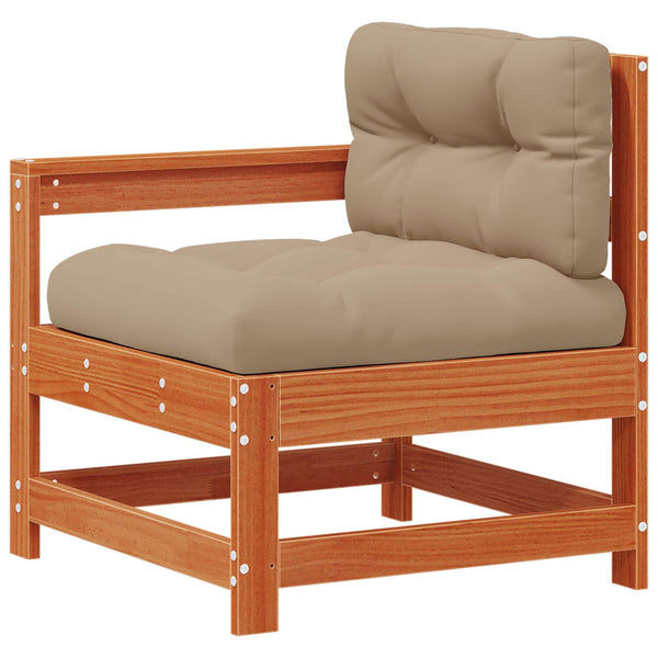 vidaXL 7-Piece Garden Lounge Set Honey Brown Solid Pine Wood