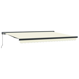 Einziehbare Markise Creme & Grau 400x300cm