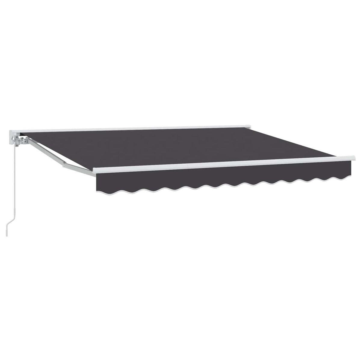Manuelle Einziehbare Markise Anthrazit 3x2,5 m