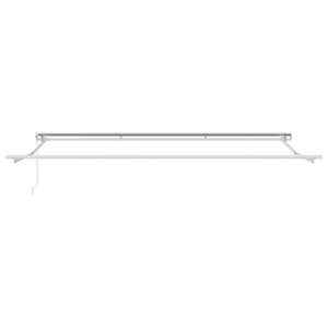 vidaXL Manual Retractable Awning Beige 4.5 x 3 m