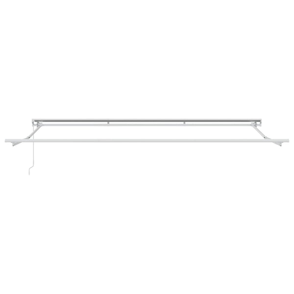 vidaXL Manual Retractable Awning Light Gray 4.5 x 3 m
