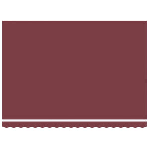 vidaXL Manual Retractable Awning Bordeaux Red 4.5 x 3.5 m