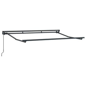 vidaXL Manual Retractable Awning Anthracite 3 x 2 m