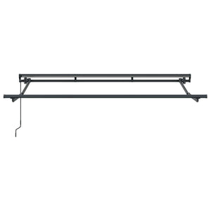 vidaXL Manual Retractable Awning Anthracite 3 x 2 m