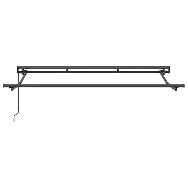 vidaXL Manual Retractable Awning Anthracite 3 x 2 m