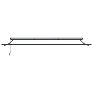 vidaXL Manual Retractable Awning Anthracite 4 x 2 m