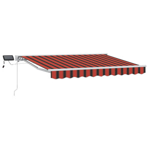 vidaXL Manual Awning Frame with LEDs 3 x 2 m