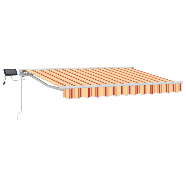 vidaXL Manual Awning Frame with LEDs 3 x 2.5 m