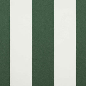 vidaXL Manual Awning Frame with LEDs Green and White 4 x 3.5 m