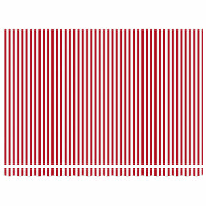 vidaXL Manual Awning Frame with LEDs Red and White 4.5 x 3.5 m