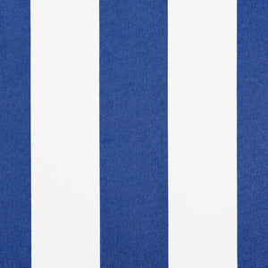 vidaXL Manual Awning Frame with LEDs Blue and White 5 x 3.5 m