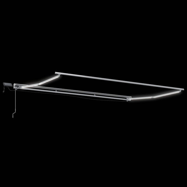 vidaXL Manual Awning Frame with LEDs 5 x 3.5 m