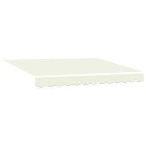 vidaXL Manual Awning Frame with LEDs Cream and Anthracite 3 x 2 m