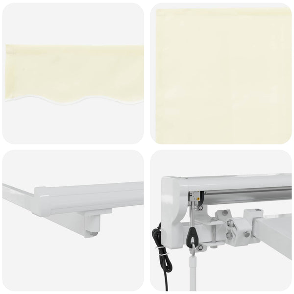 Elektrische Markise Creme 3x2,5 m