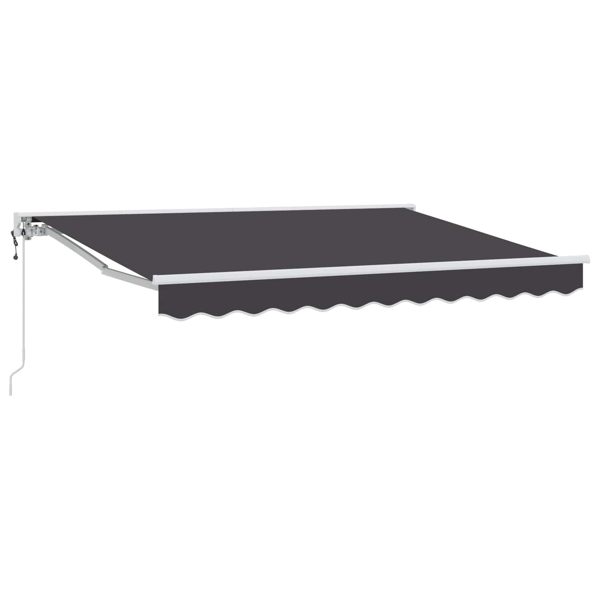 Elektrische Markise, ausziehbar, 3,5x2,5m, Anthrazit