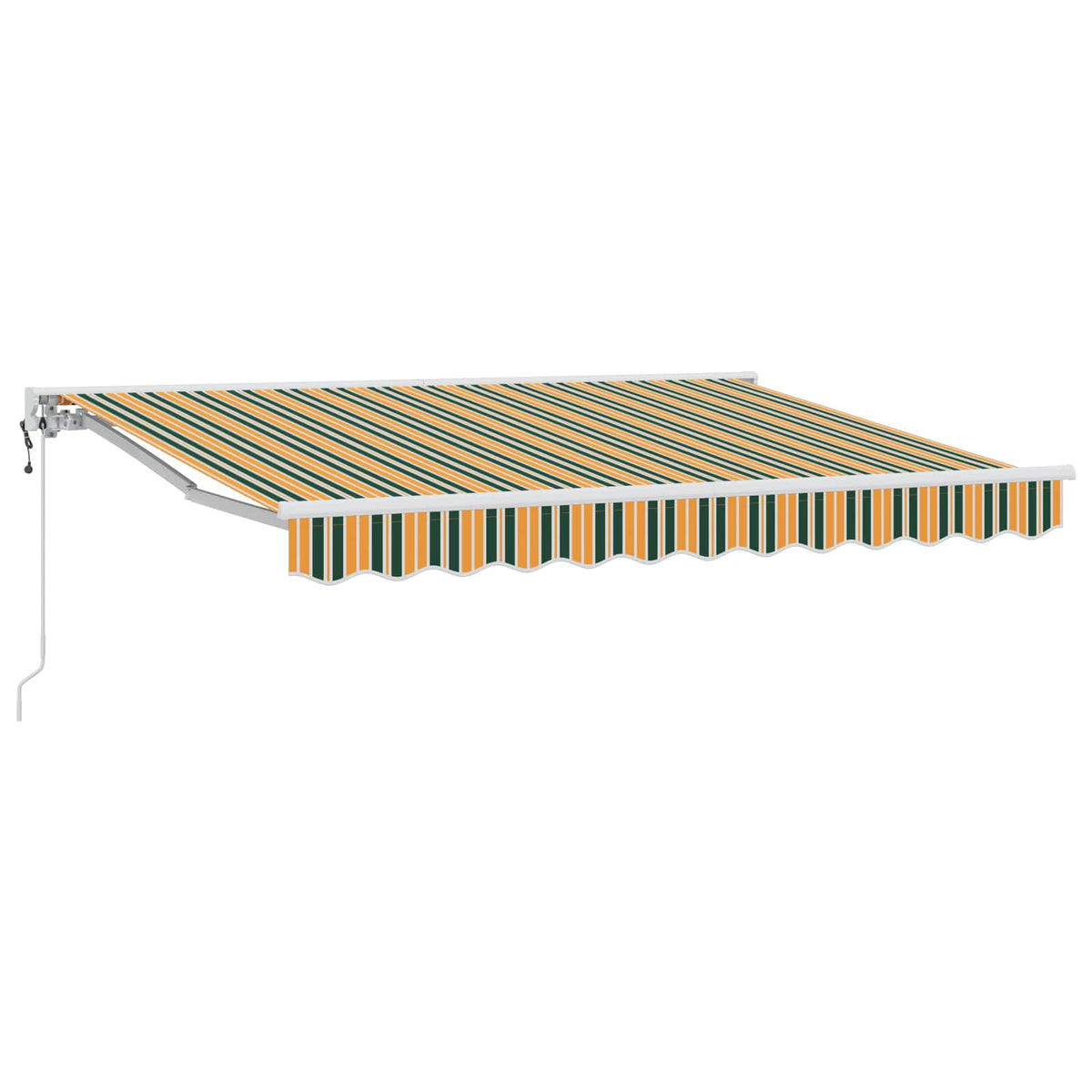 Elektrische Markise Grün/Gelb 3,5x2,5m
