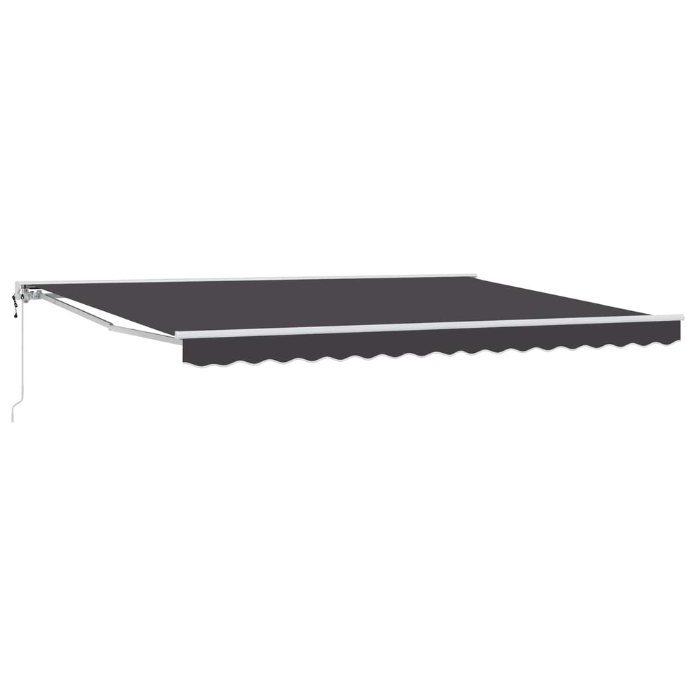 Elektrische Markise Anthrazit 4x3 m