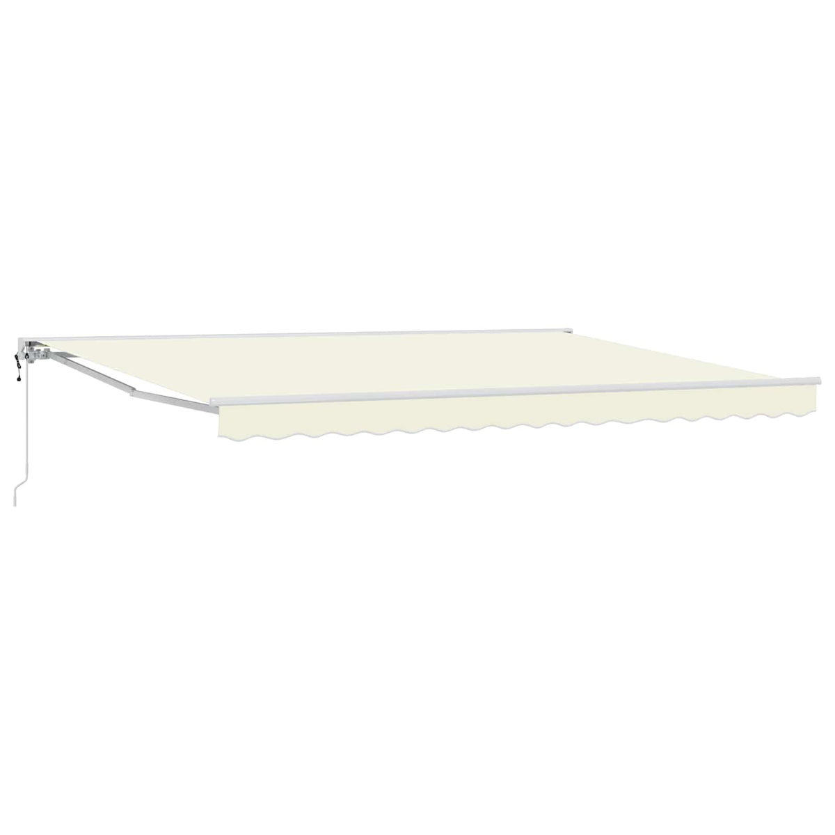 vidaXL Electric Retractable Awning Cream 4.5 x 3 m