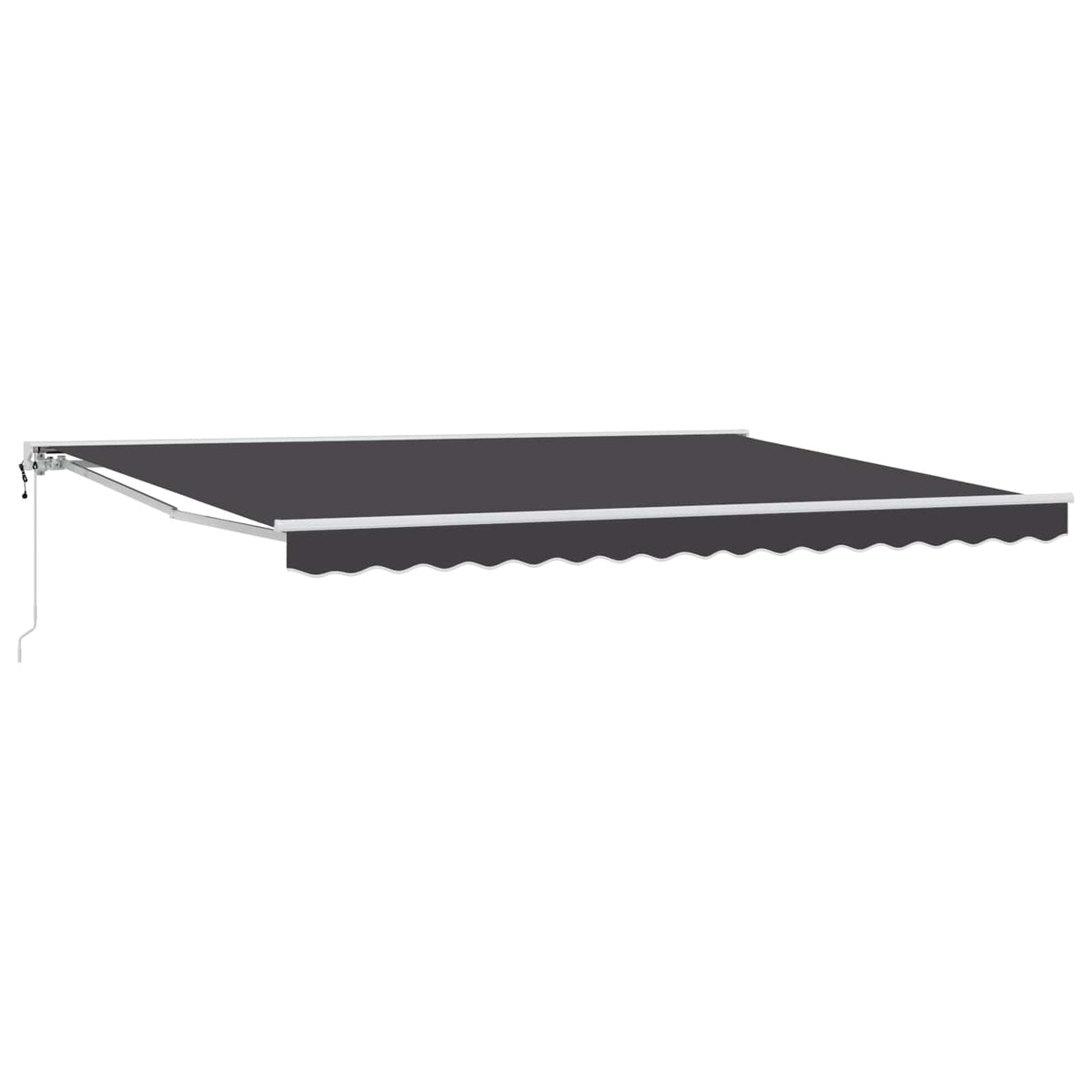 Elektrische Markise Anthrazit 5x3 m