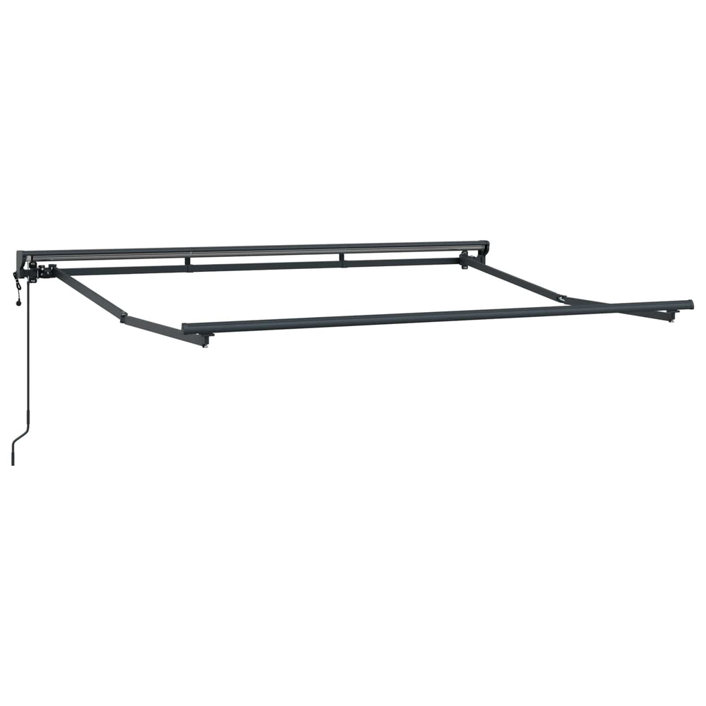 vidaXL Electric Retractable Awning Light Grey 3.5 x 2 m