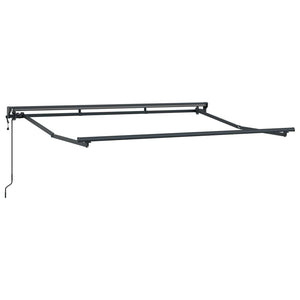 vidaXL Electric Retractable Awning Light Grey 3.5 x 2 m